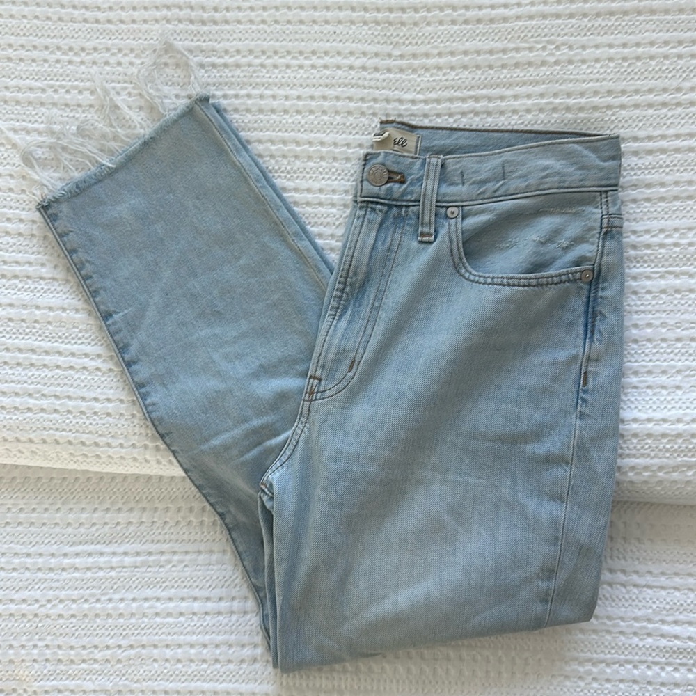 Madewell light perfect vintage jeans